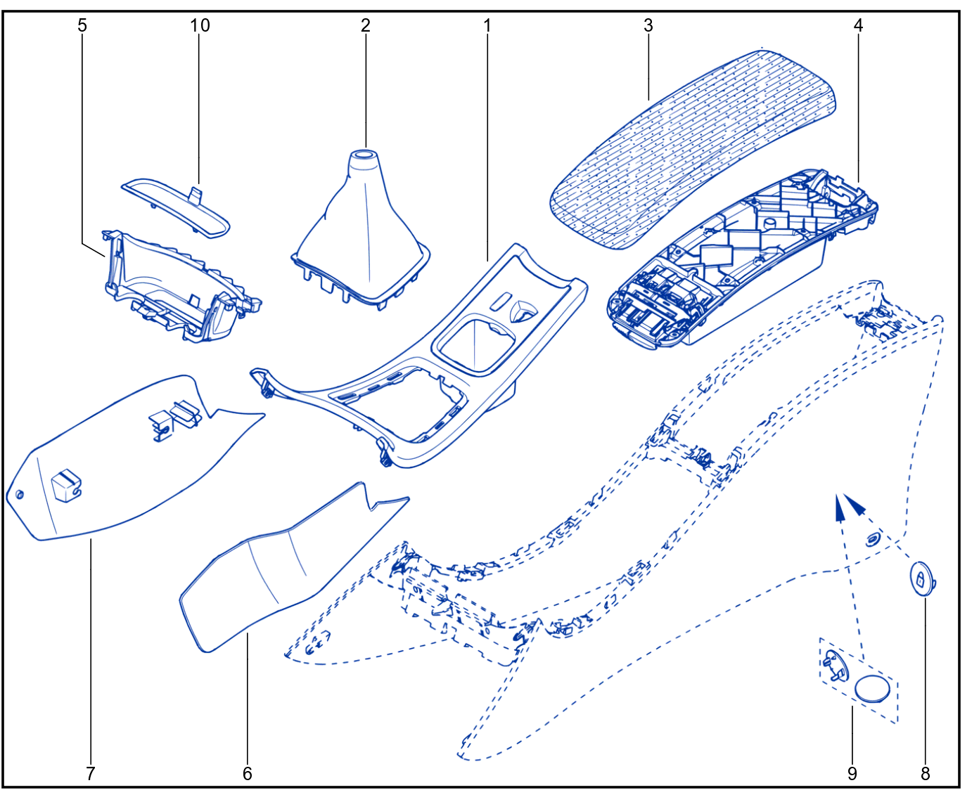 Centre Console - 01005011