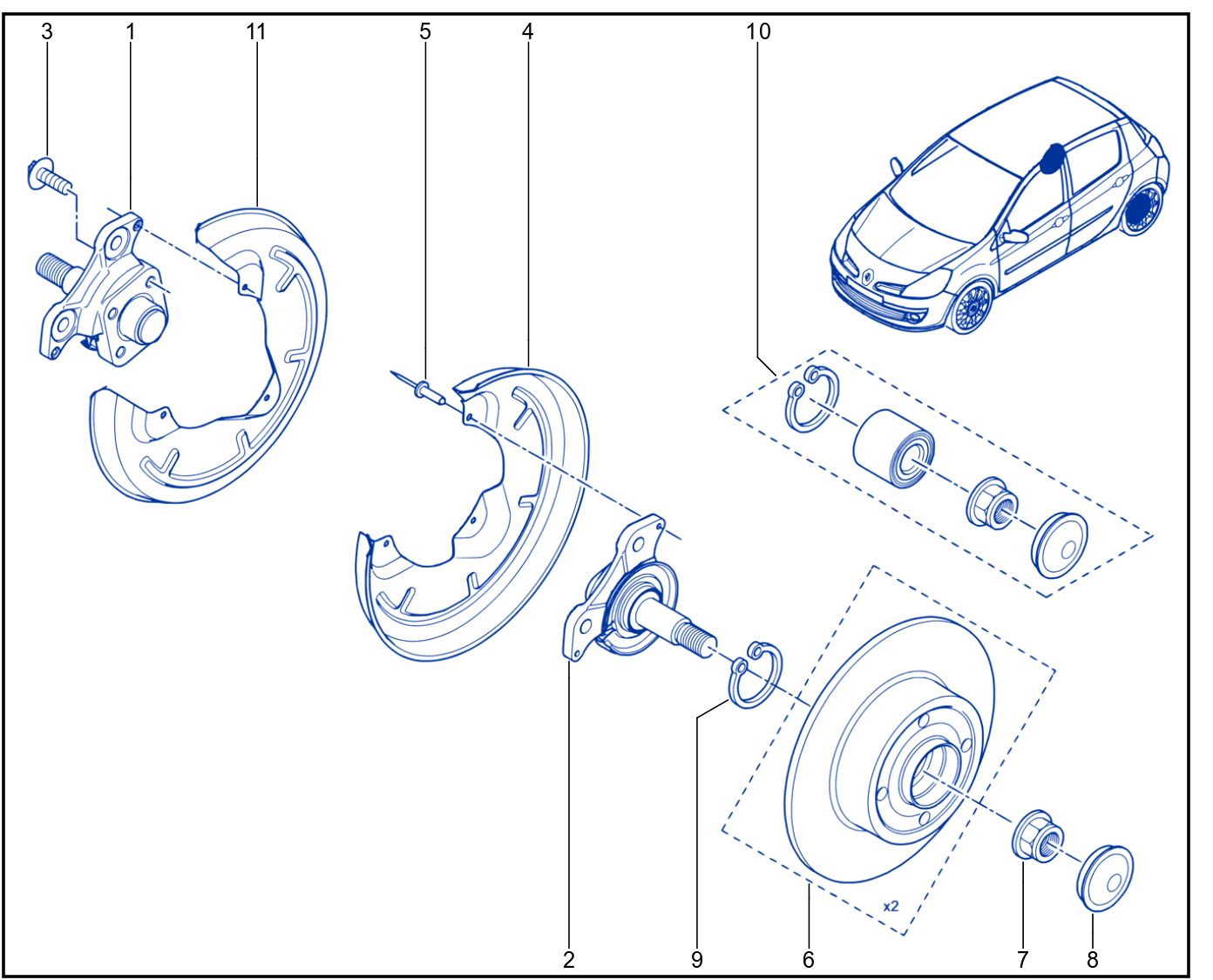 Rear Axle Component - 01005075