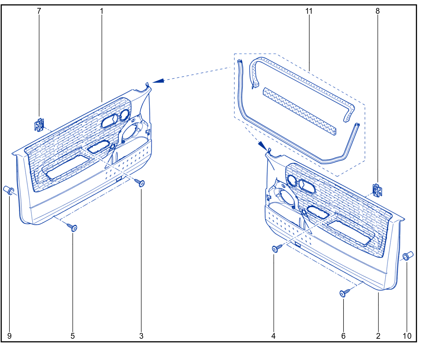 Side Opening Element Trim - 01005117