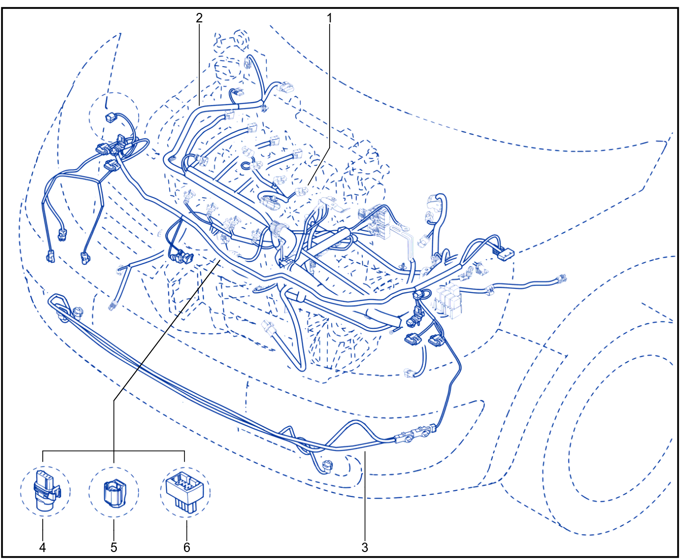 Wiring - Engine Components - 01005471