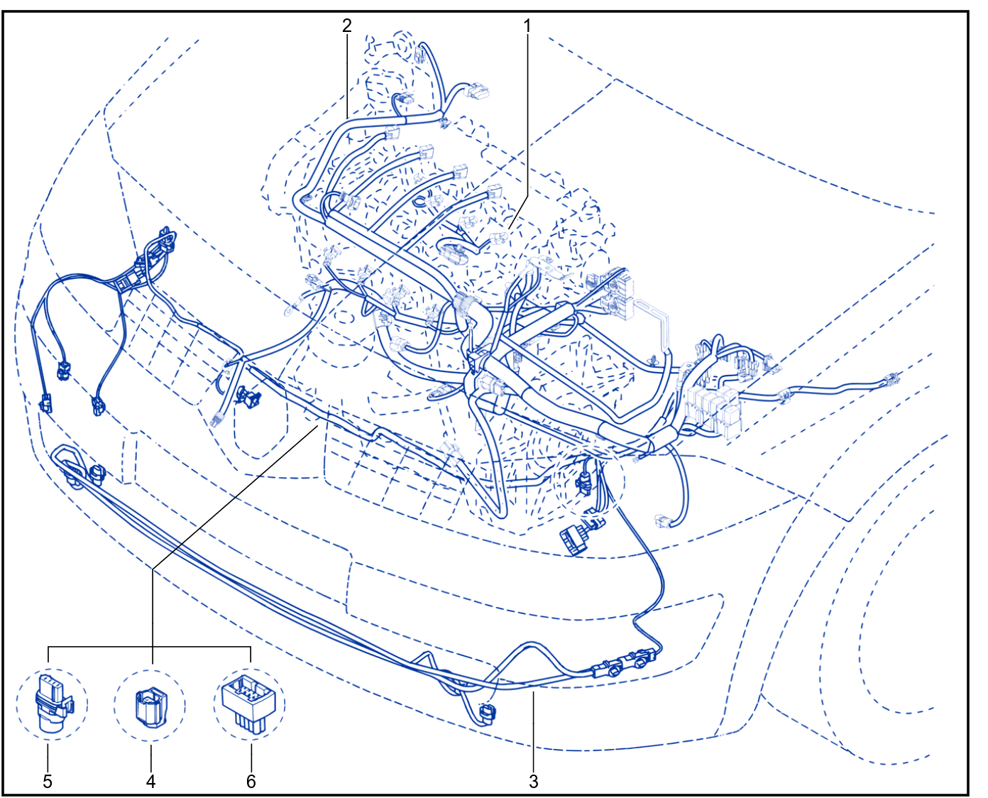 Wiring - Engine Components - 01005479