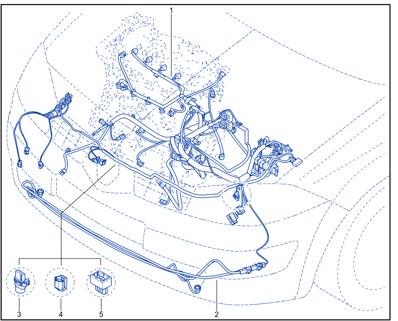Wiring - Engine Components - 01005487