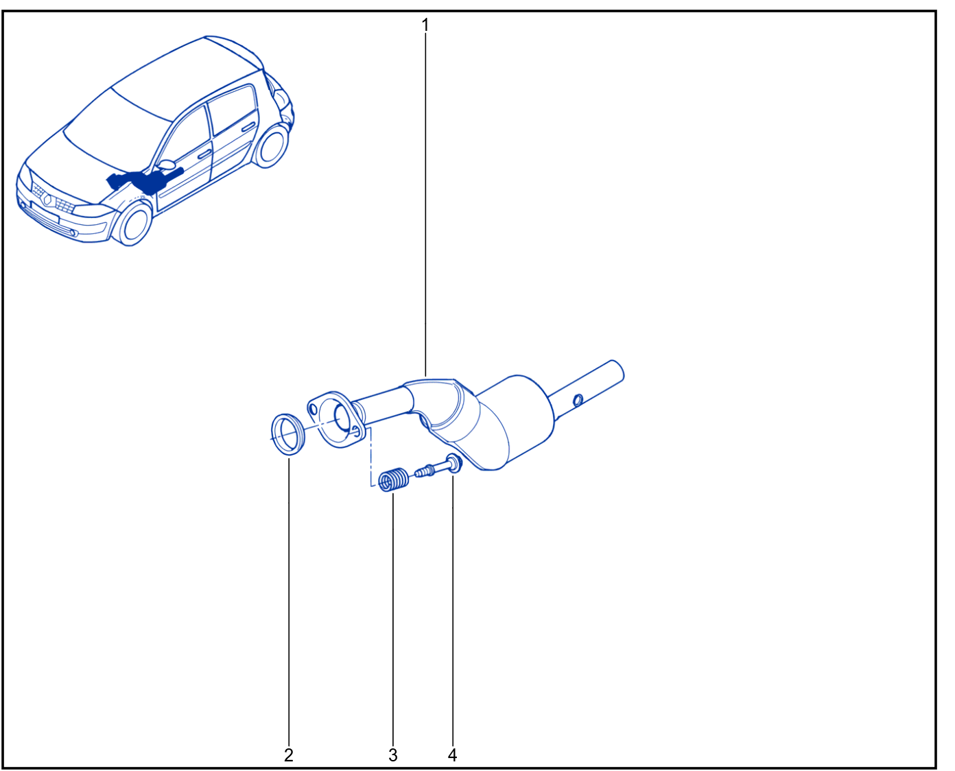 Exhaust Pipe - 01005520