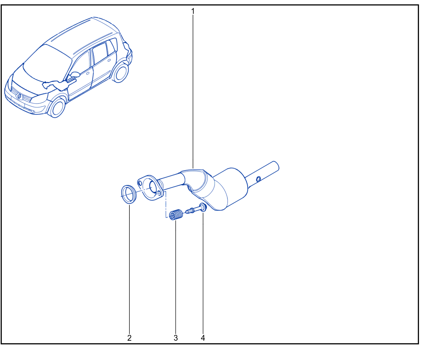 Exhaust Pipe - 01005522