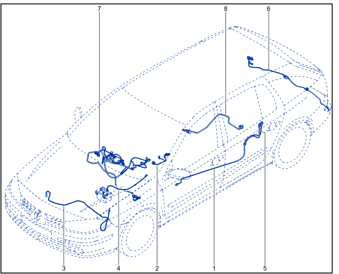Wiring - Front End Panel Components - 01006023