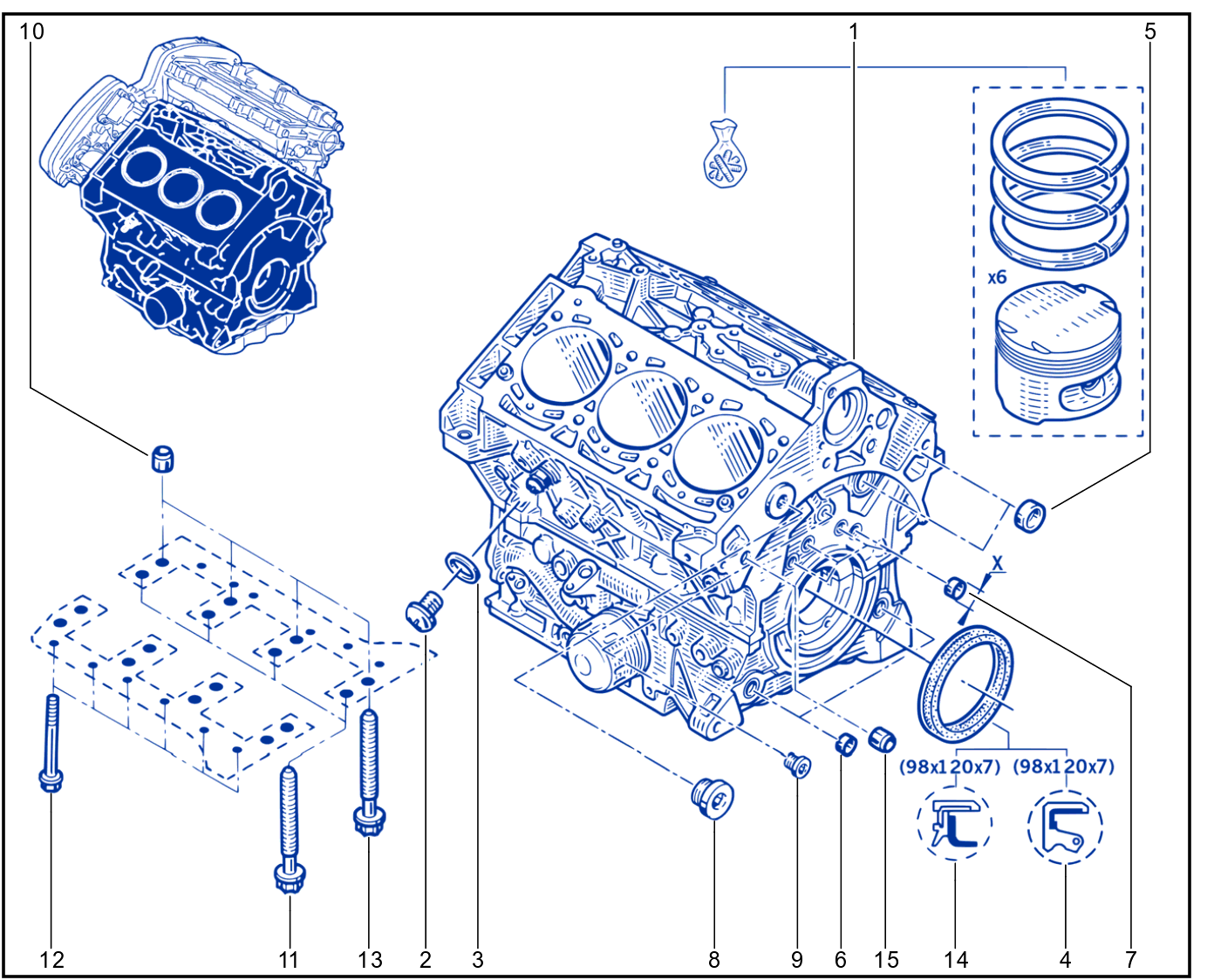 Cylinder Block - 01006124