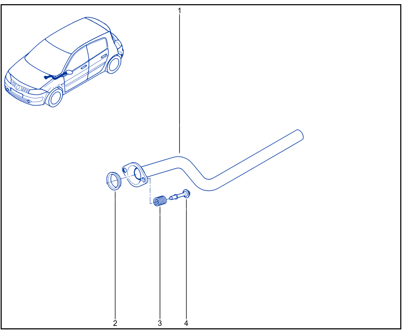 Exhaust Pipe - 01006236