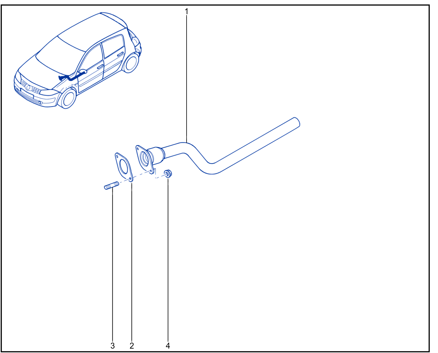 Exhaust Pipe - 01007247