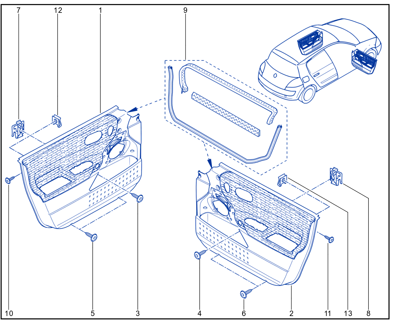 Side Opening Element Trim - 01007319