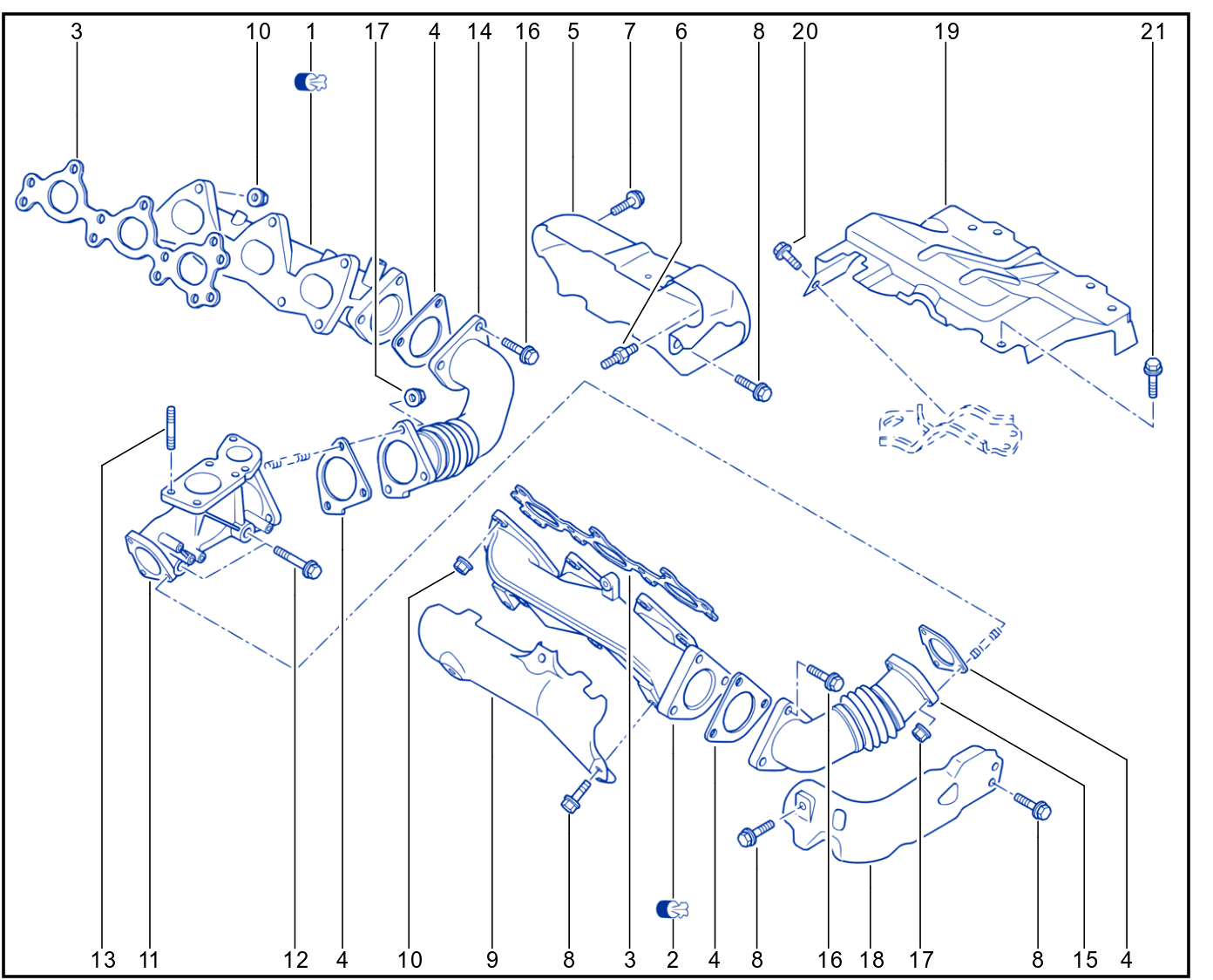 Exhaust Manifold - 01007926