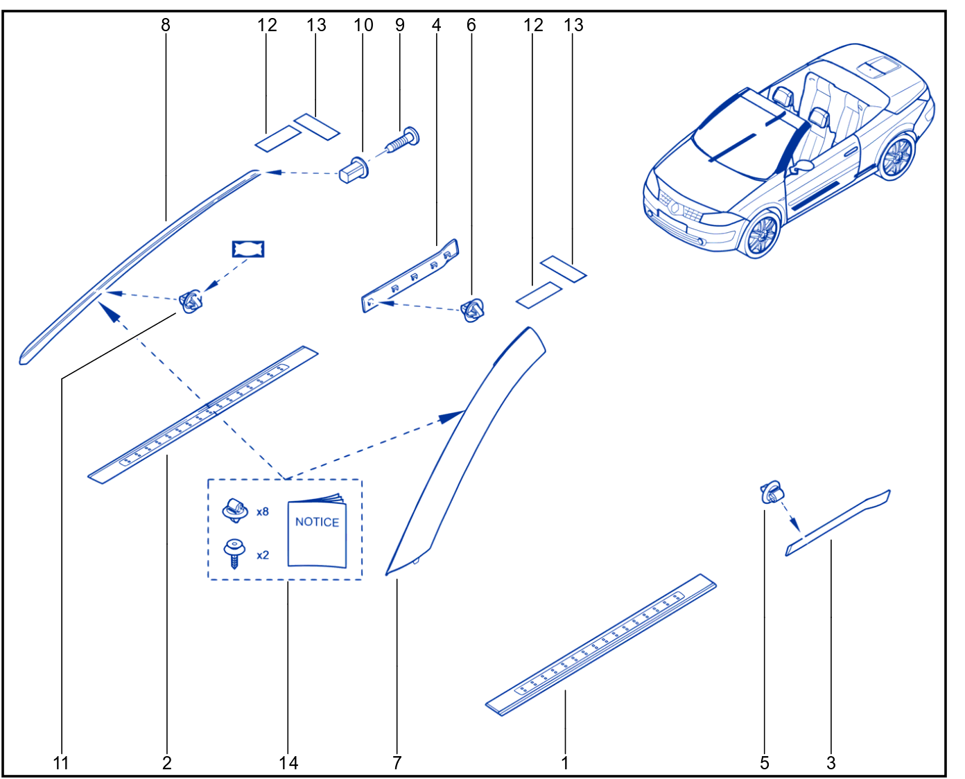 Protection Strip - Trim - 01008076