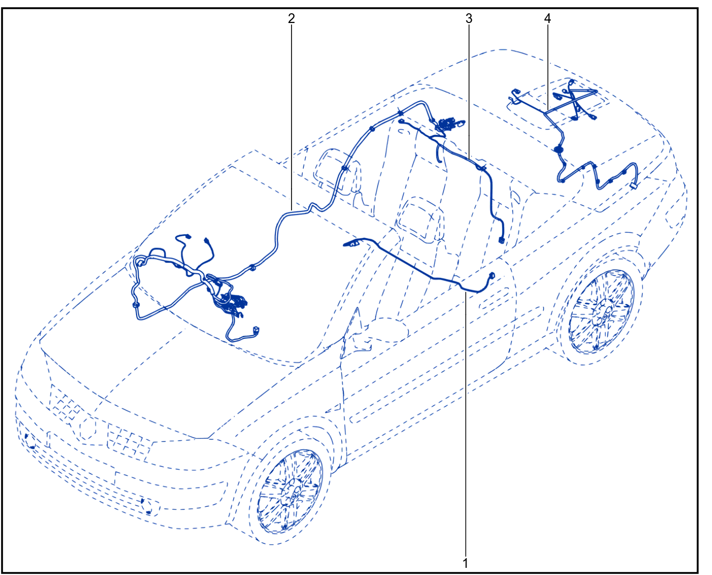 Wiring - Front End Panel Components - 01008335