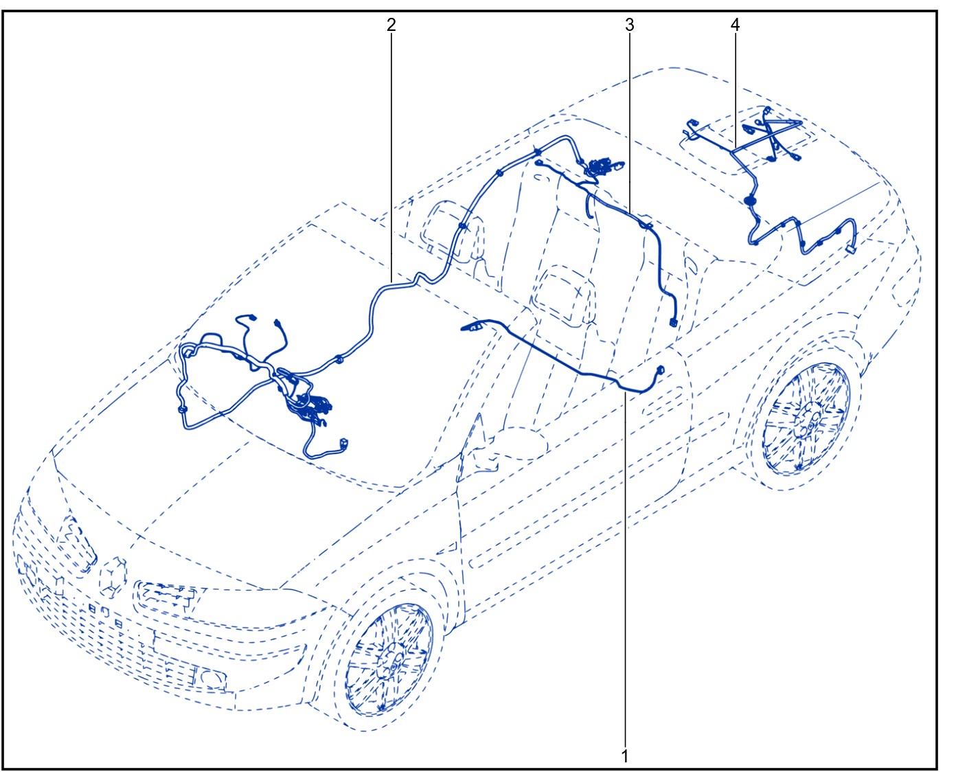 Wiring - Front End Panel Components - 01008336