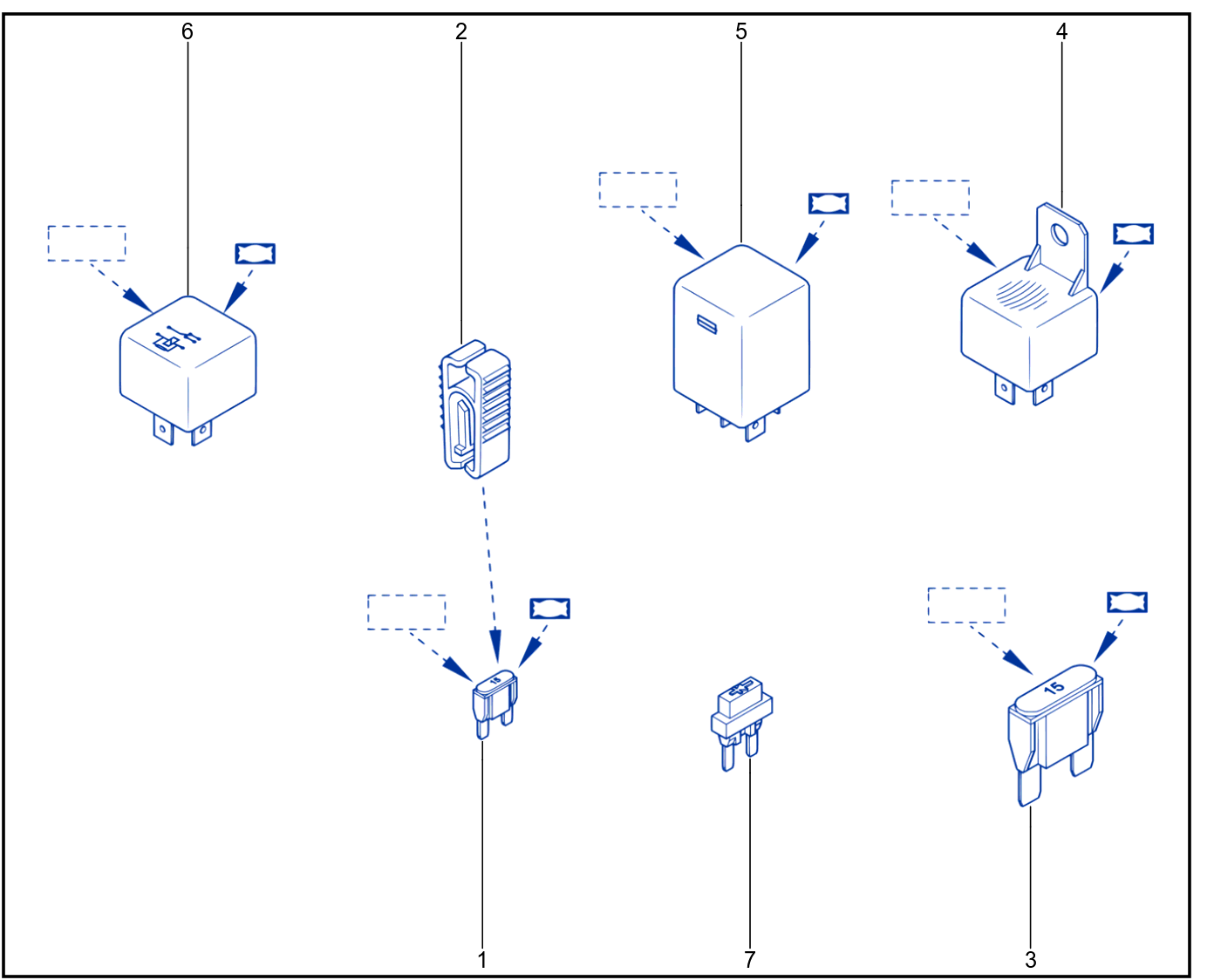 Fuse - Relay - Diode - 01008646