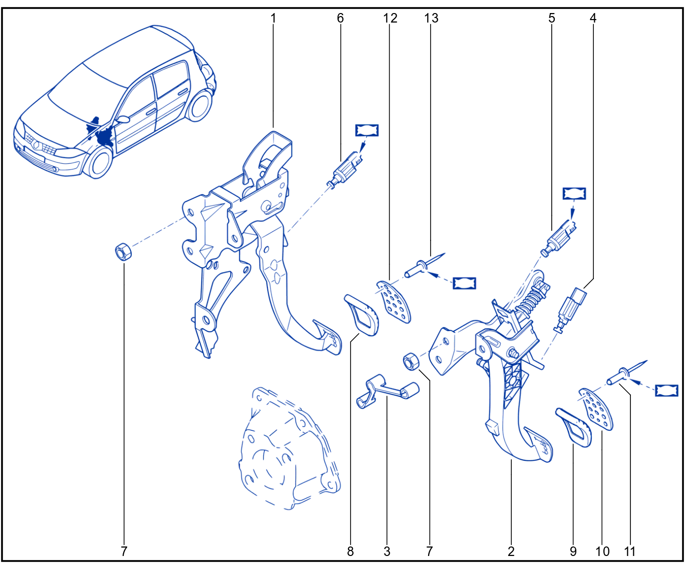 Pedal Assembly - 01008795