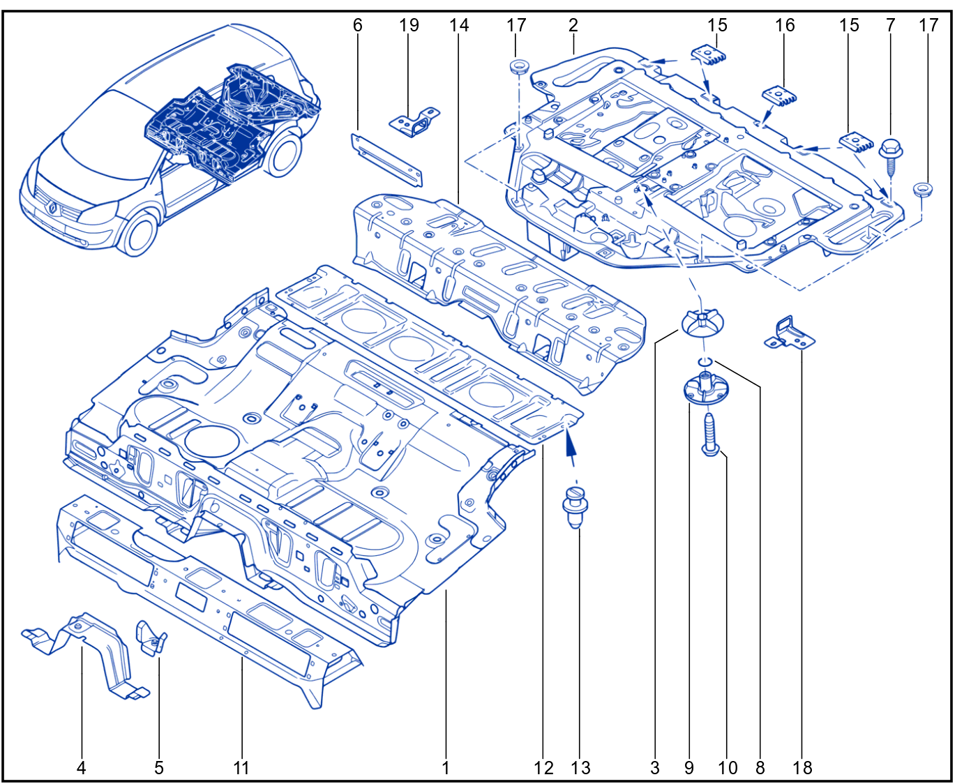 Rear Floor - 01008896