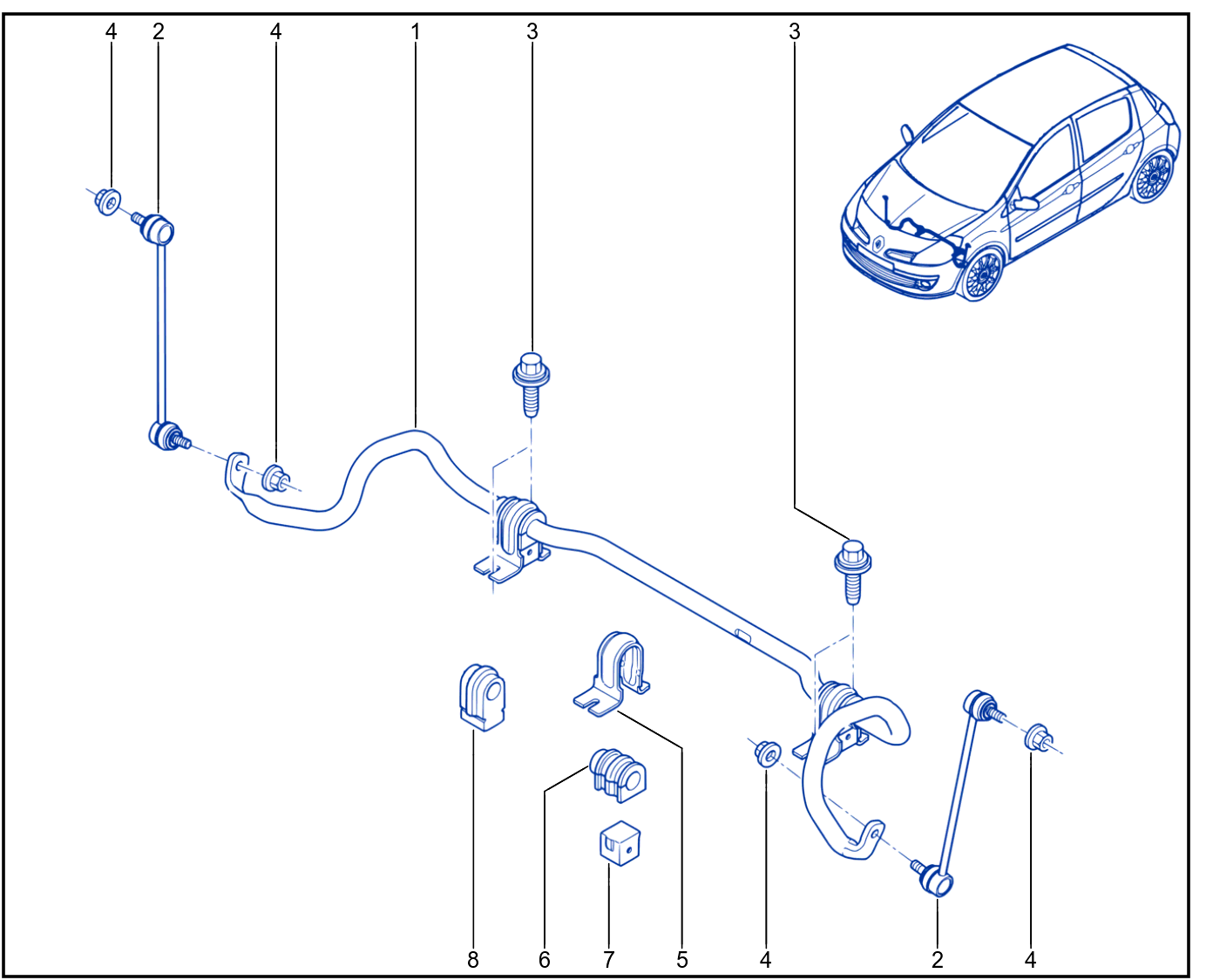 Front Anti-Roll Bar - 01009015