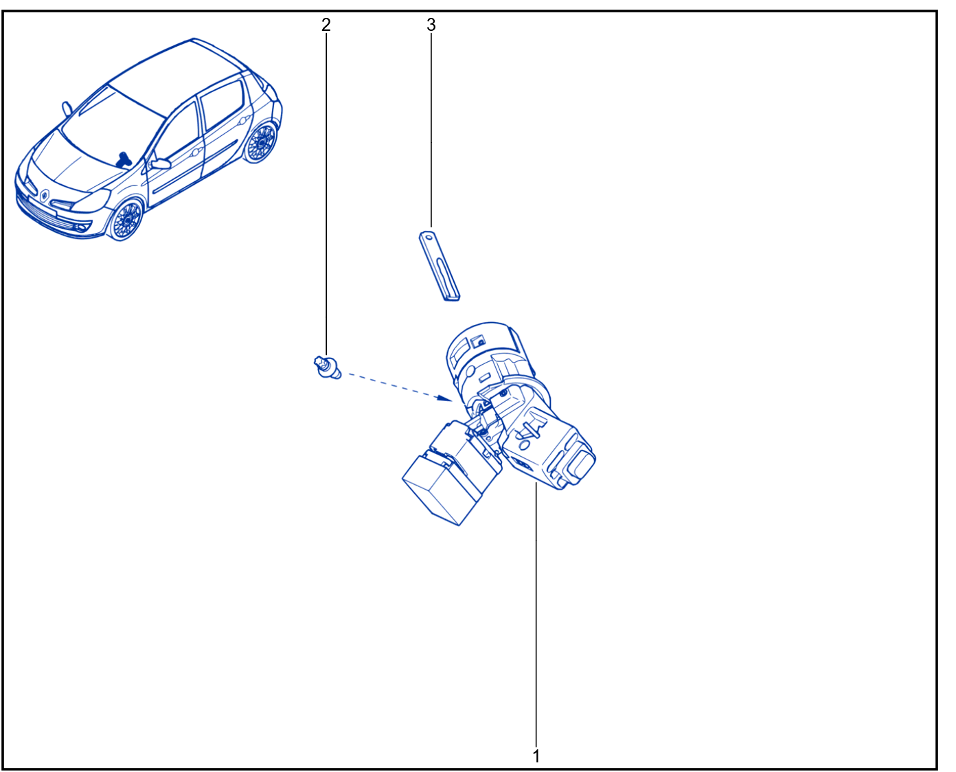 Engine Immobiliser System - Keys - Cards - 01009063