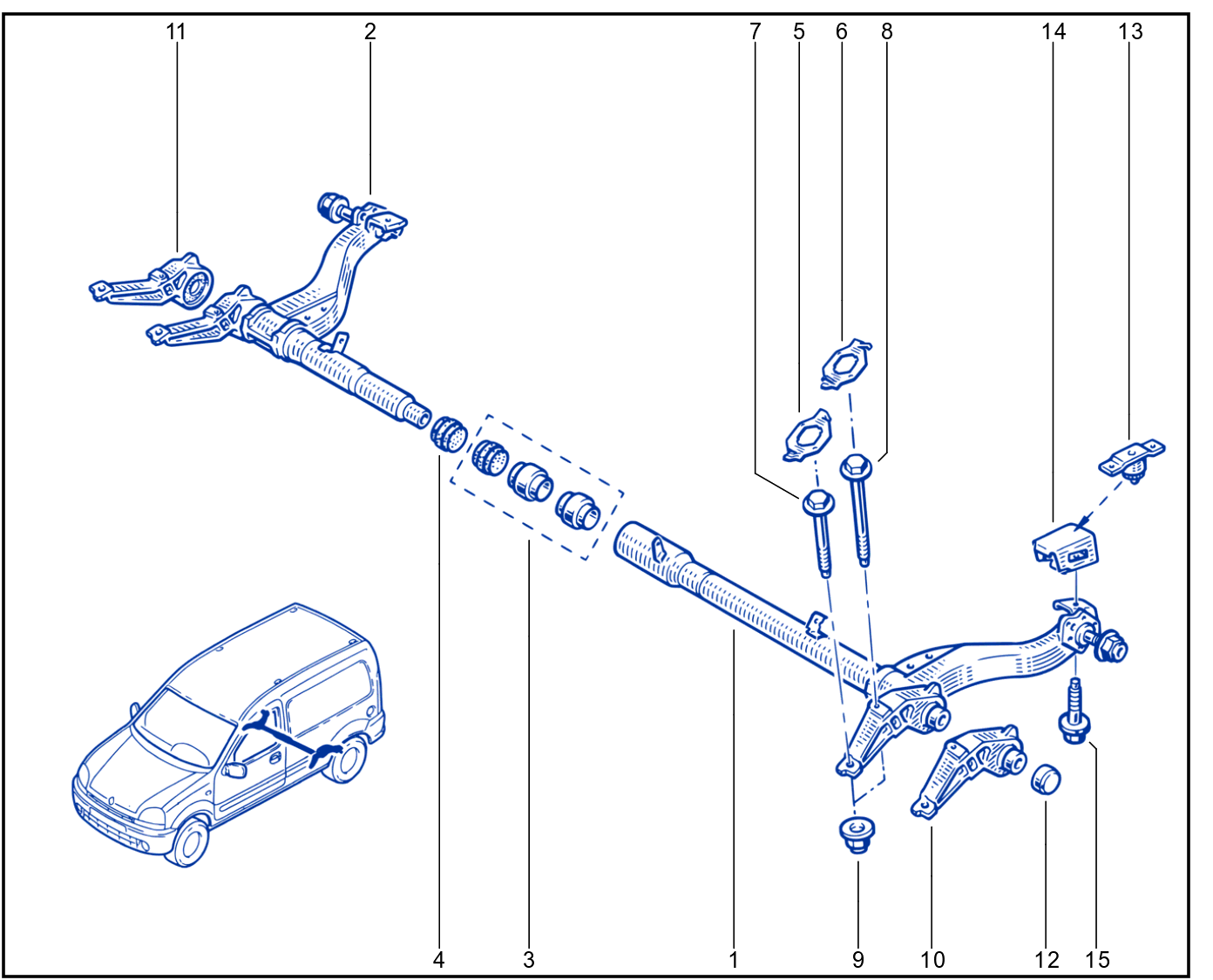 Rear Axle Component - 01009186
