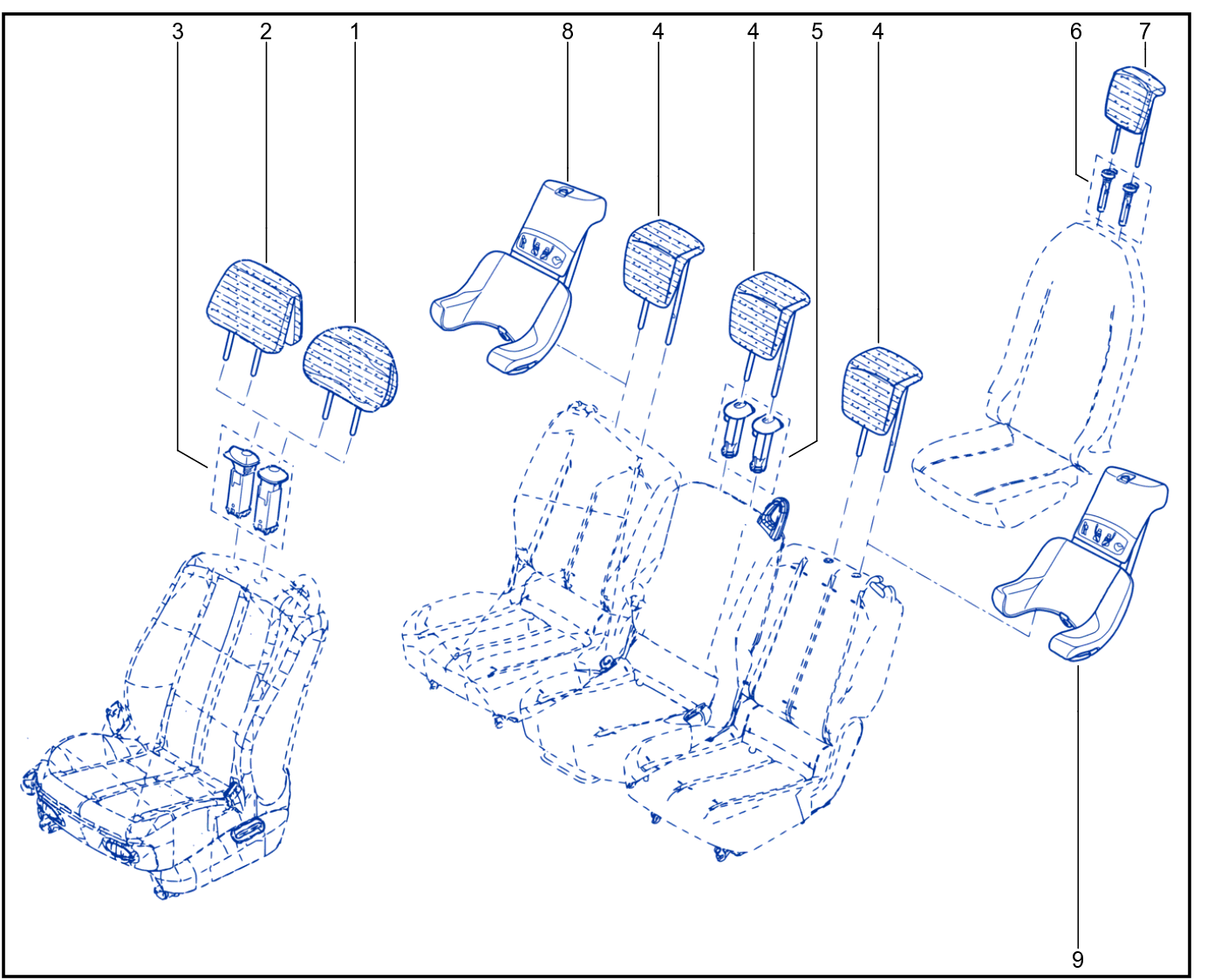 Headrest - 01009246