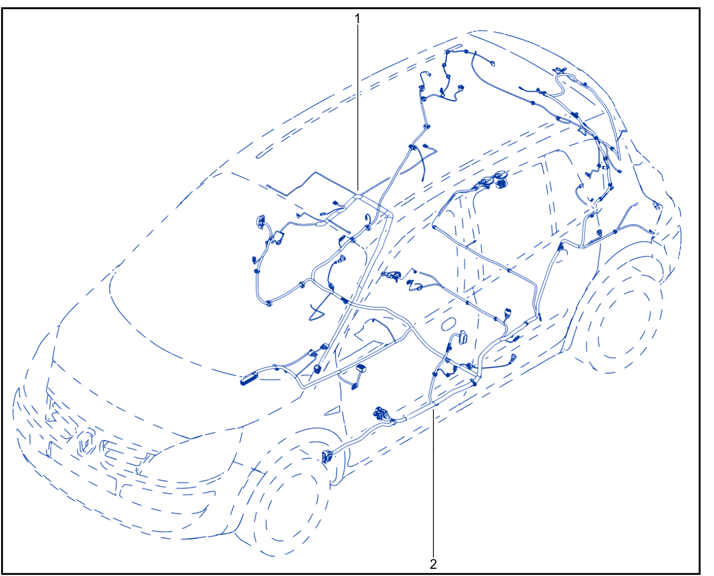 Wiring - Passenger Compartment Components - 01009303