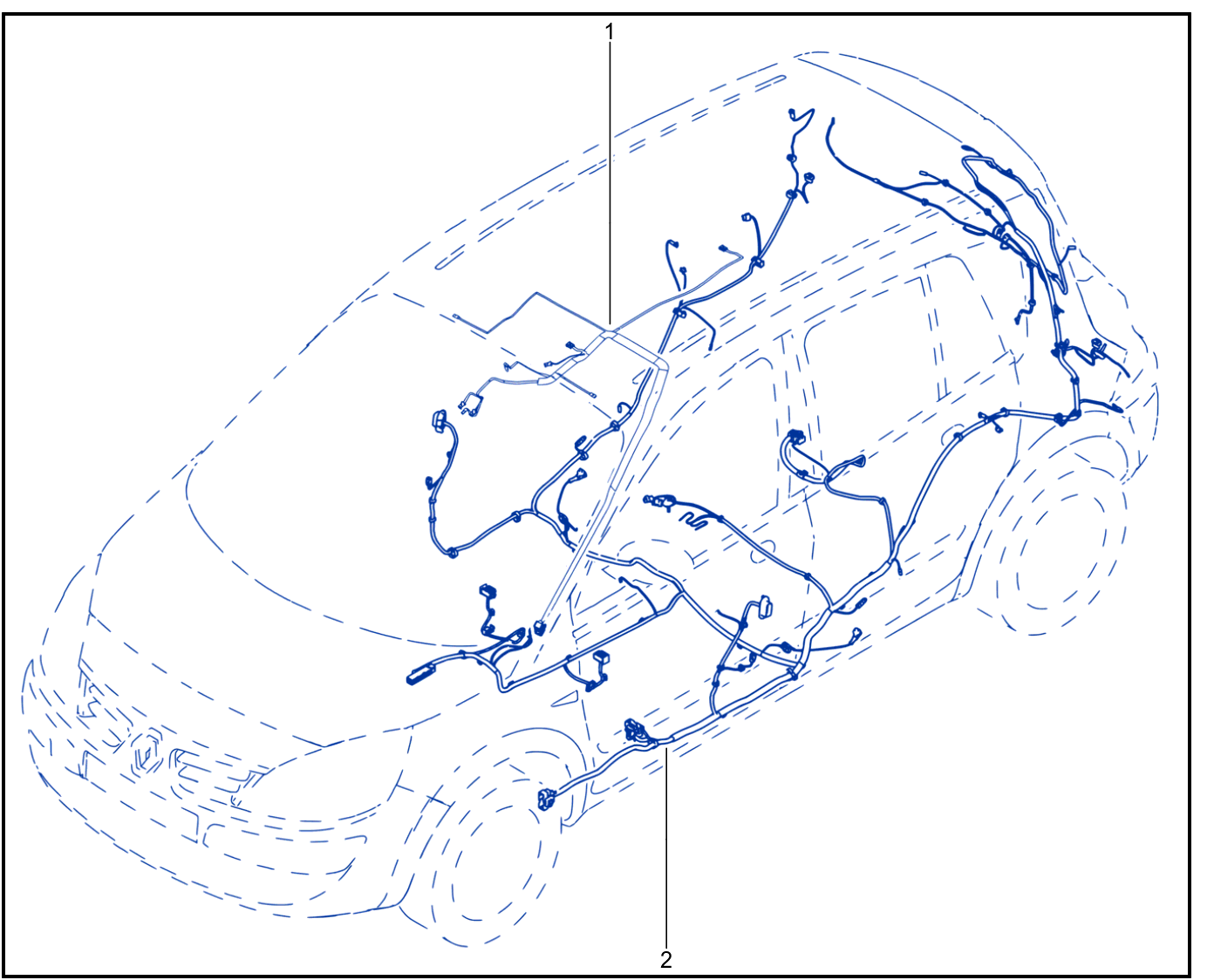 Wiring - Passenger Compartment Components - 01009306