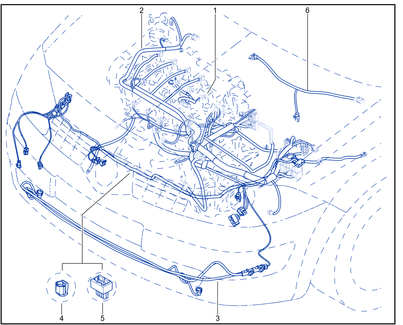 Wiring - Engine Components - 01009342