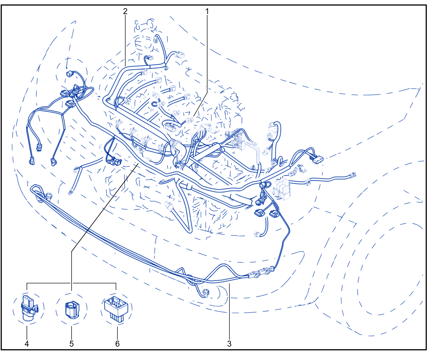 Wiring - Engine Components - 01009360