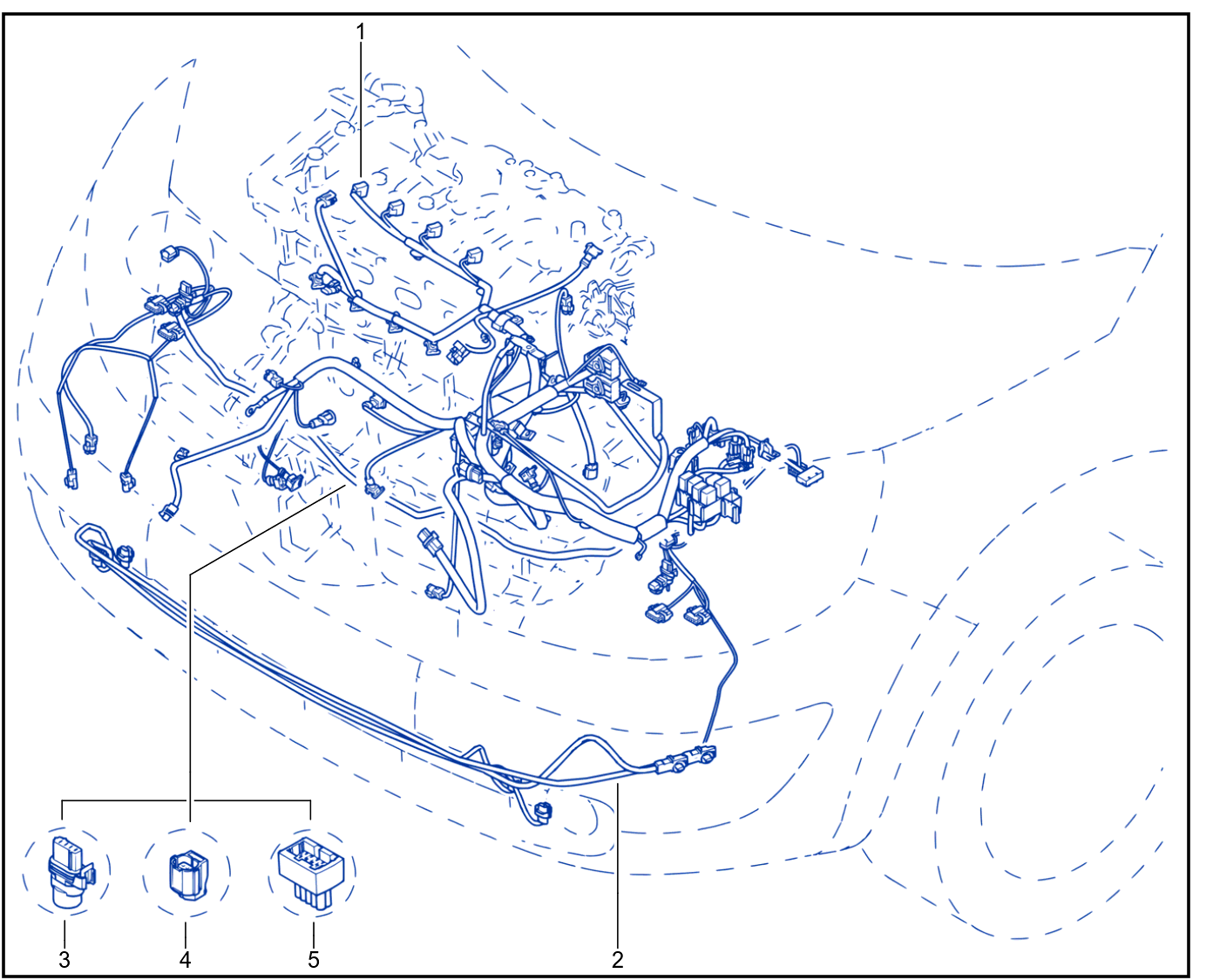 Wiring - Engine Components - 01009363