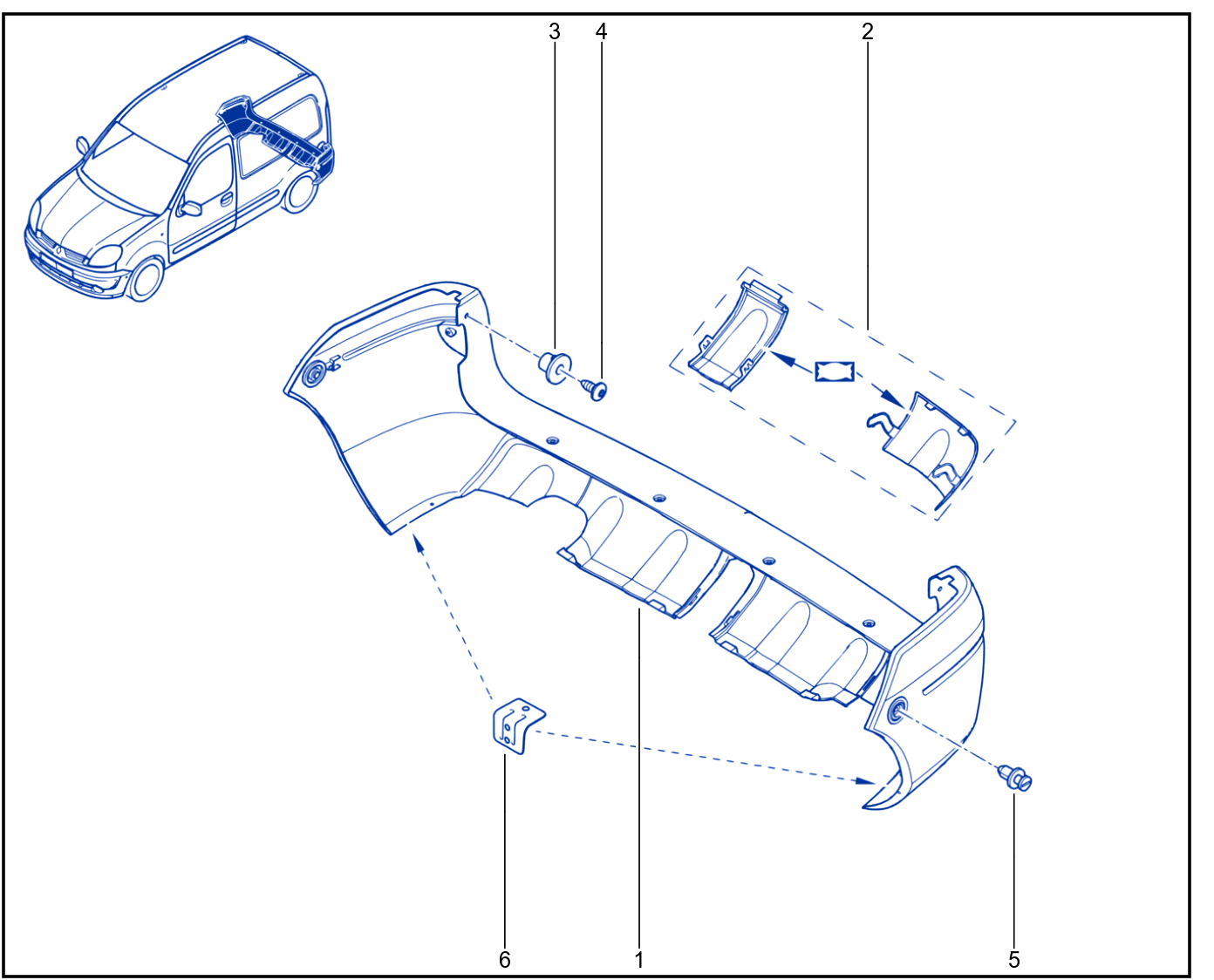 Rear Bumper - 01009501
