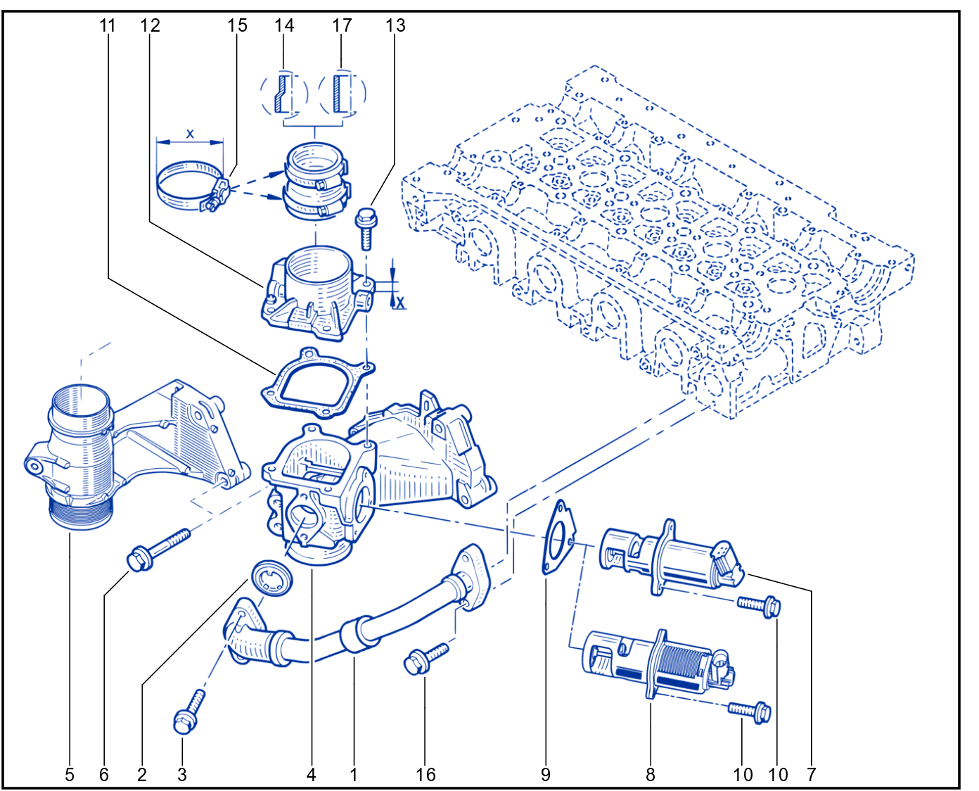Exhaust Gas Recirculation - 01009572