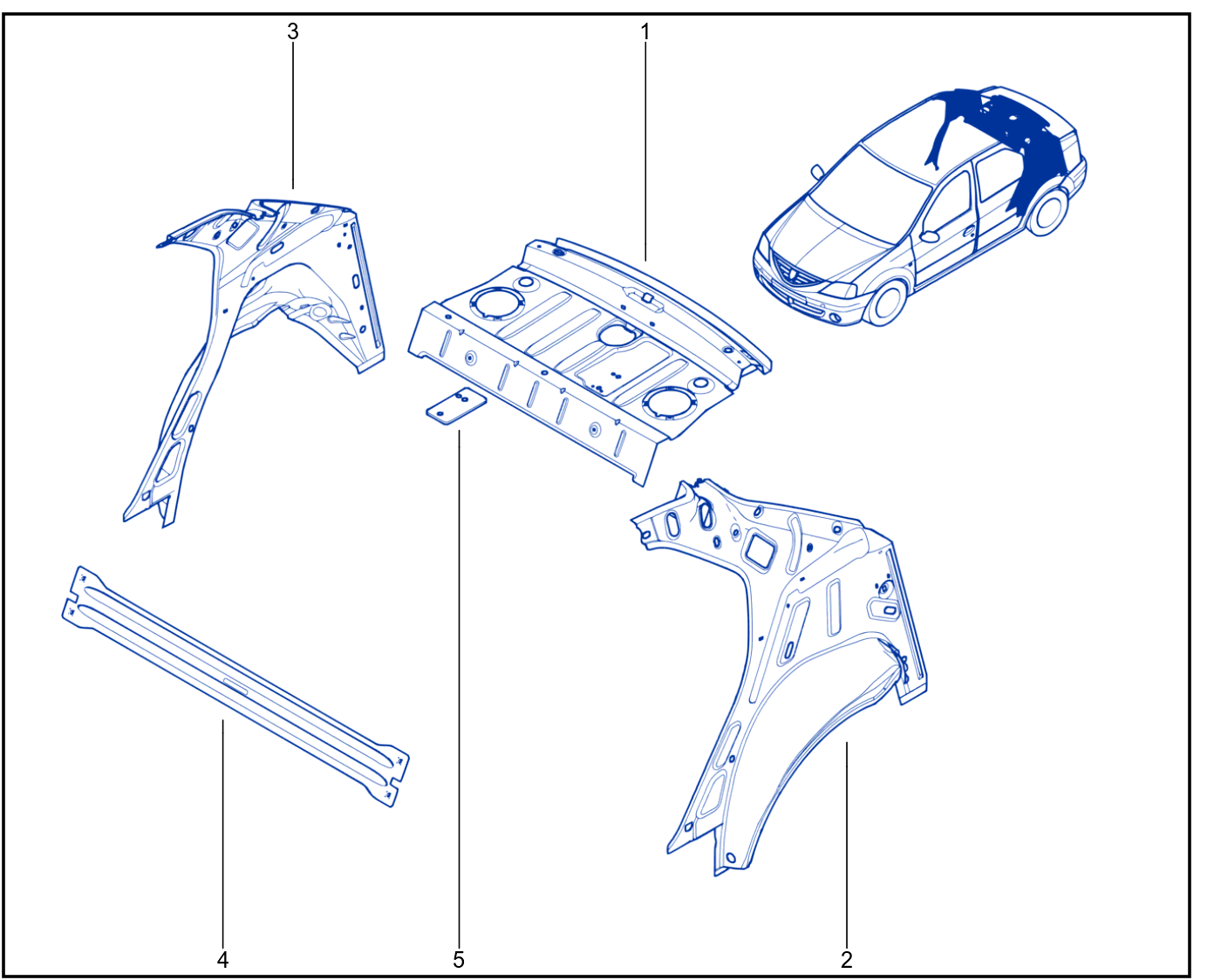 Rear Wheel House - 01009779