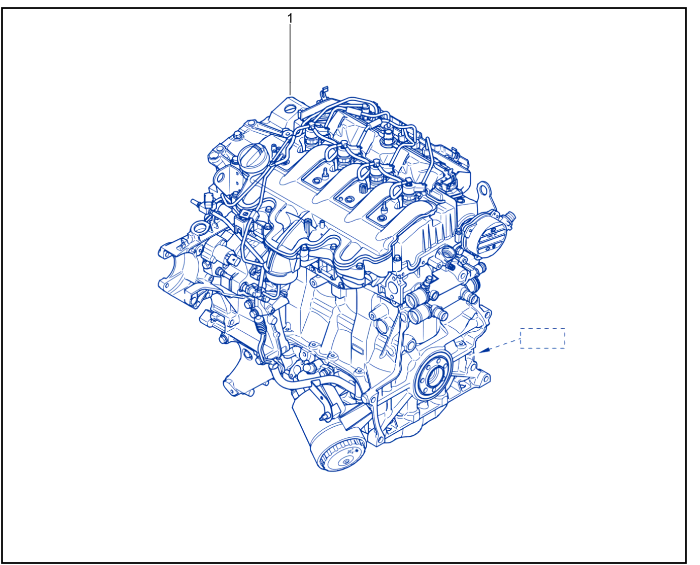Assembled Engine - 01009838