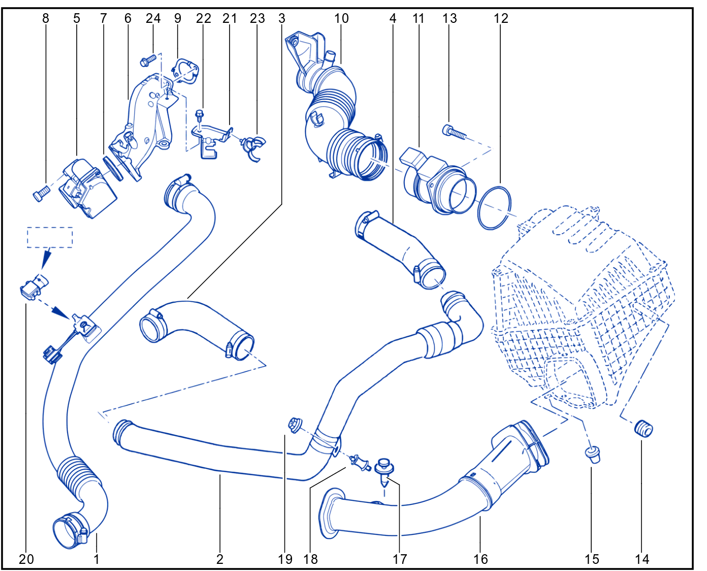 Air Pipes - 01009860