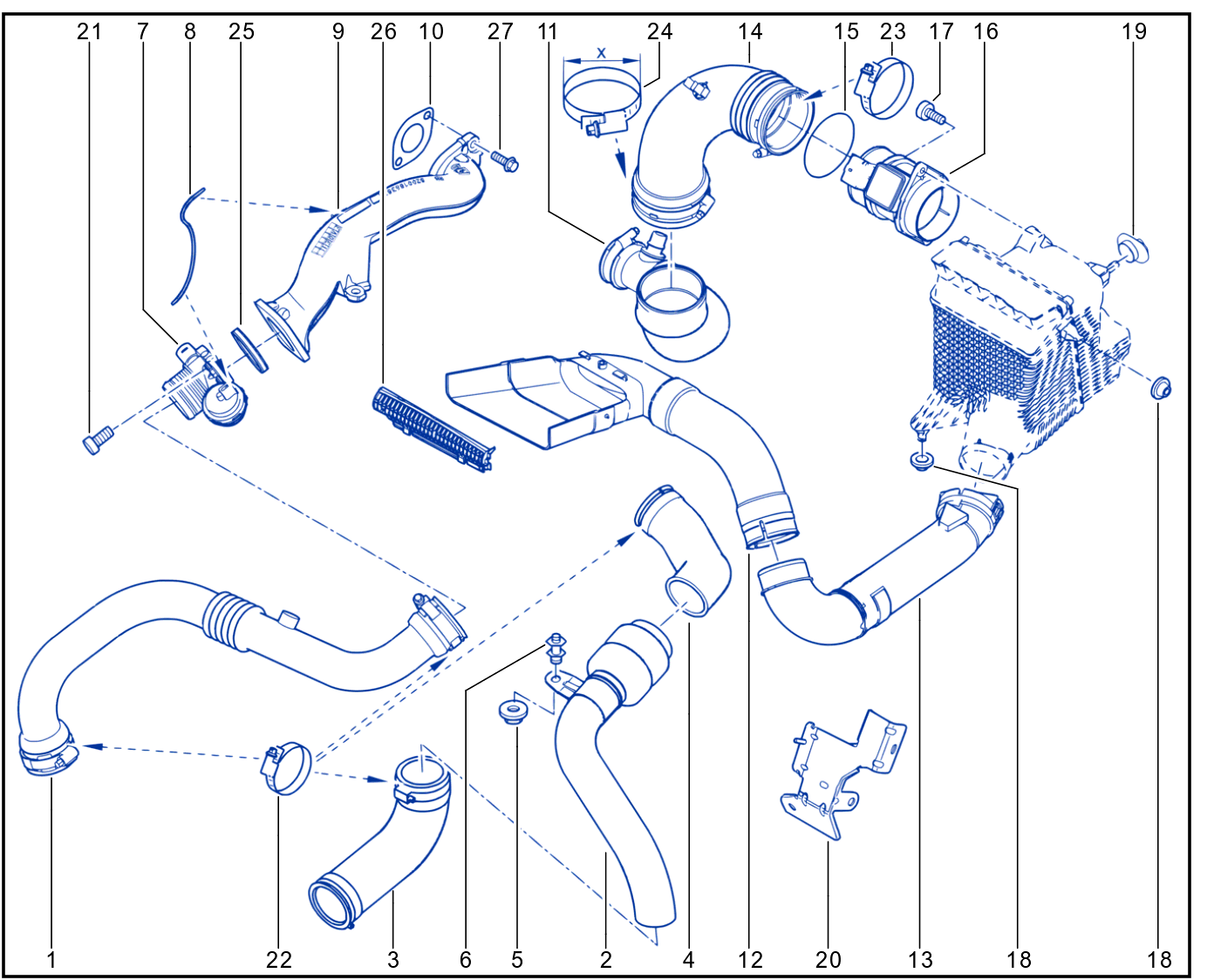 Air Pipes - 01009861