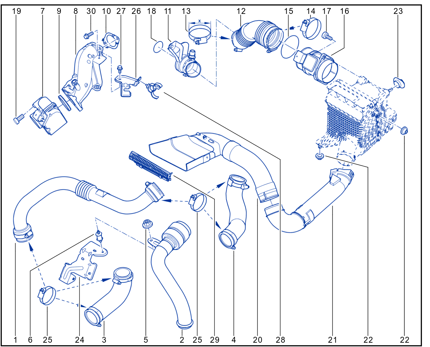 Air Pipes - 01009862