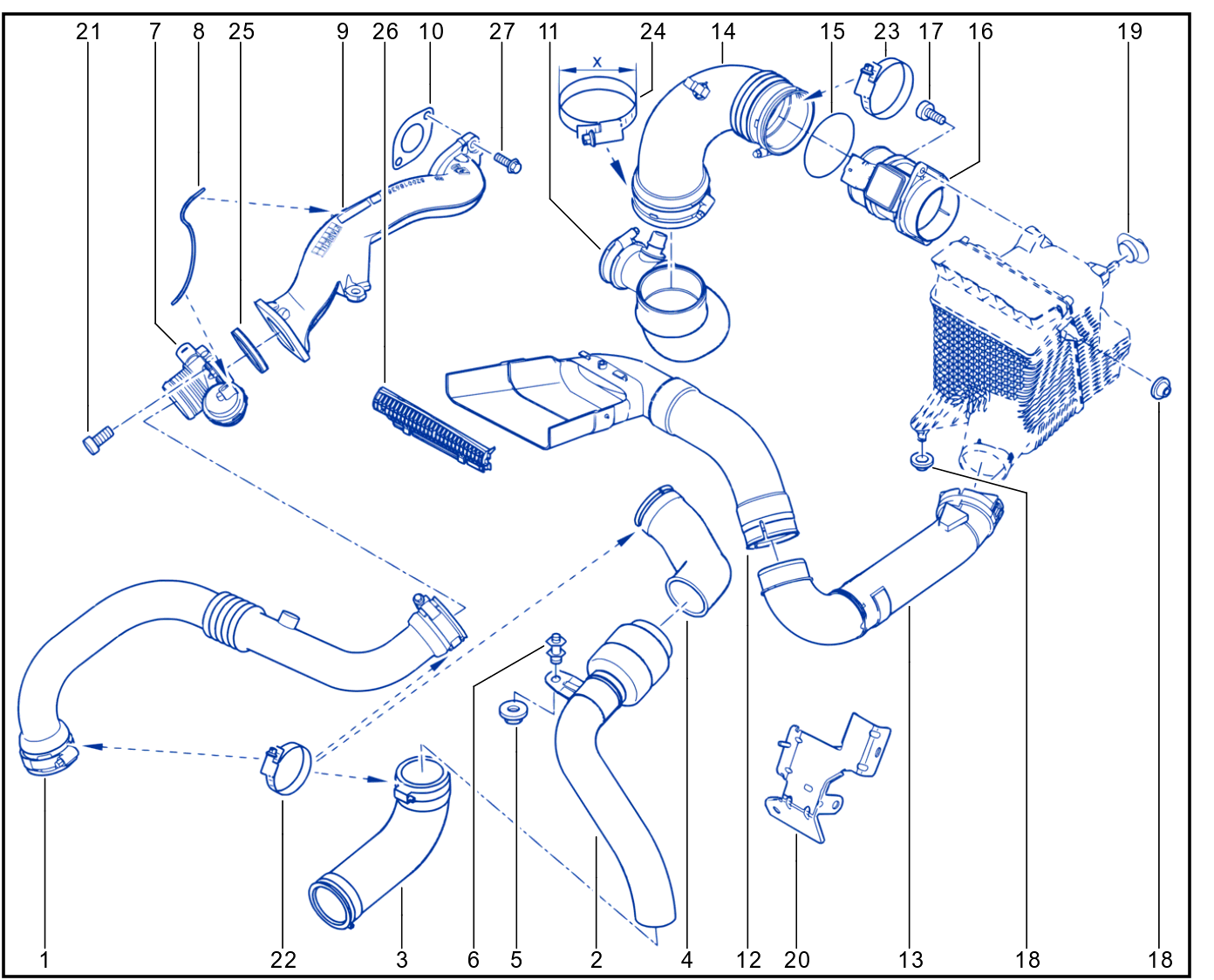 Air Pipes - 01009865