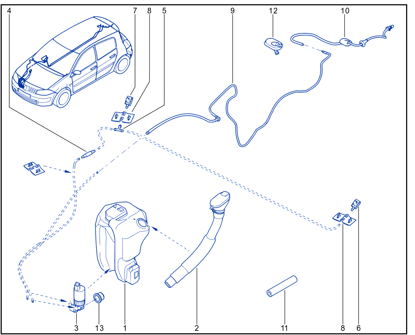 Front Window Wiping - Washing - 01010163