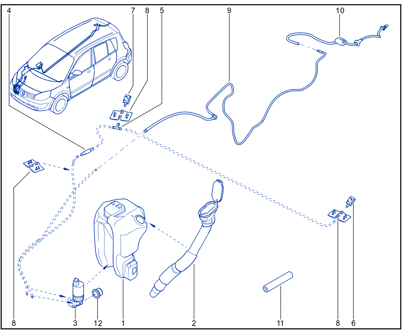 Front Window Wiping - Washing - 01010164