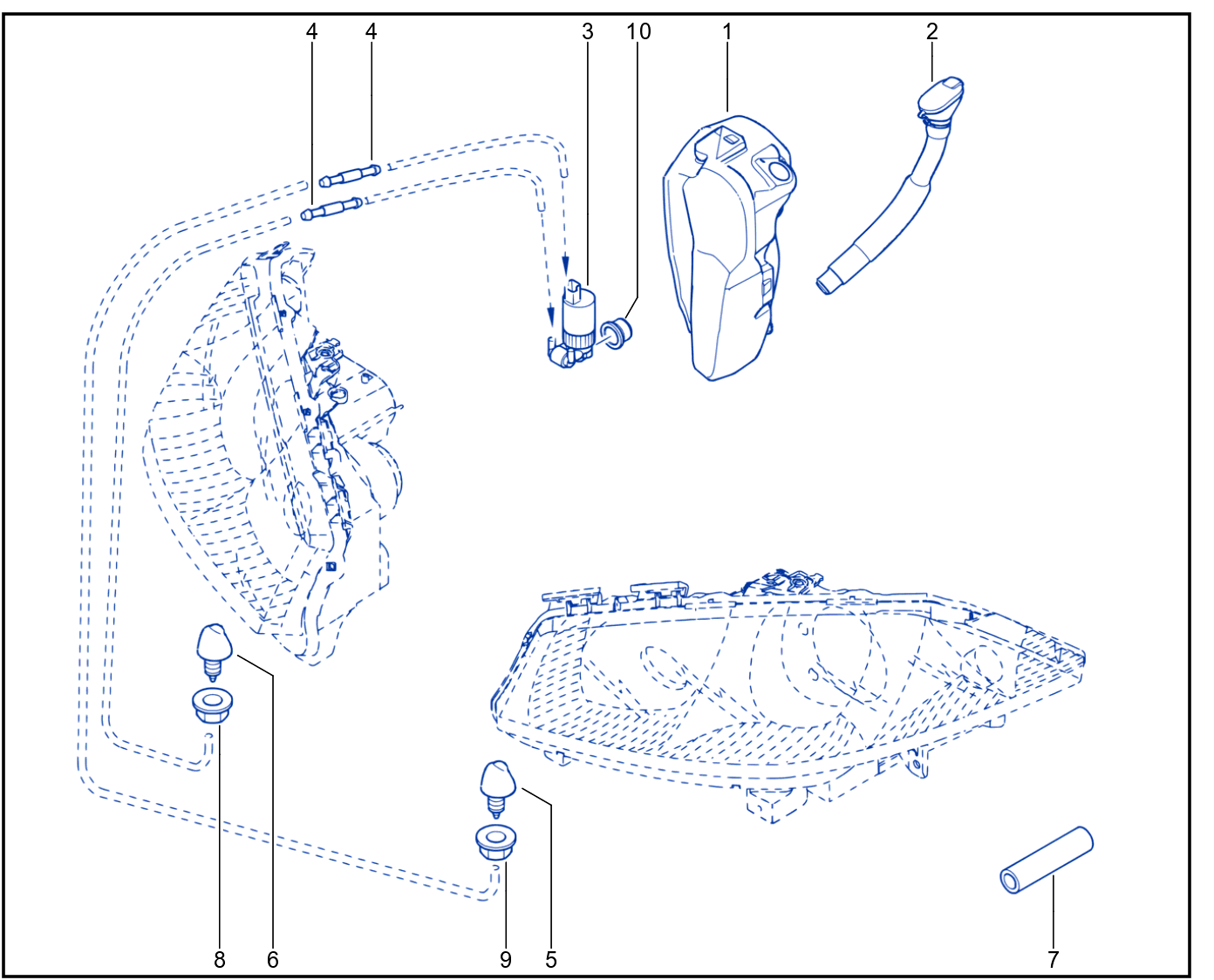 Headlight Wiping - Washing - 01010165