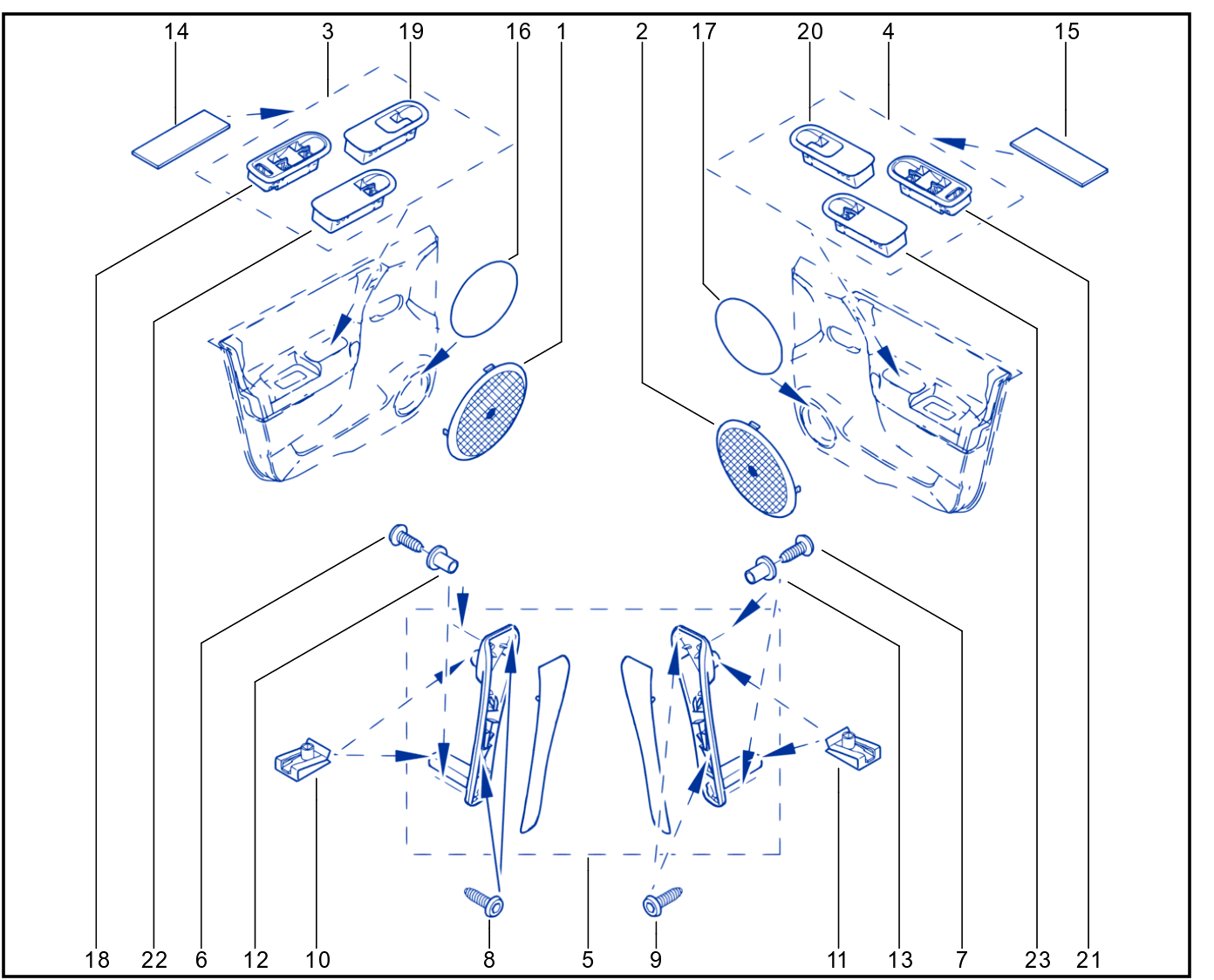 Side Opening Element Trim - 01010202