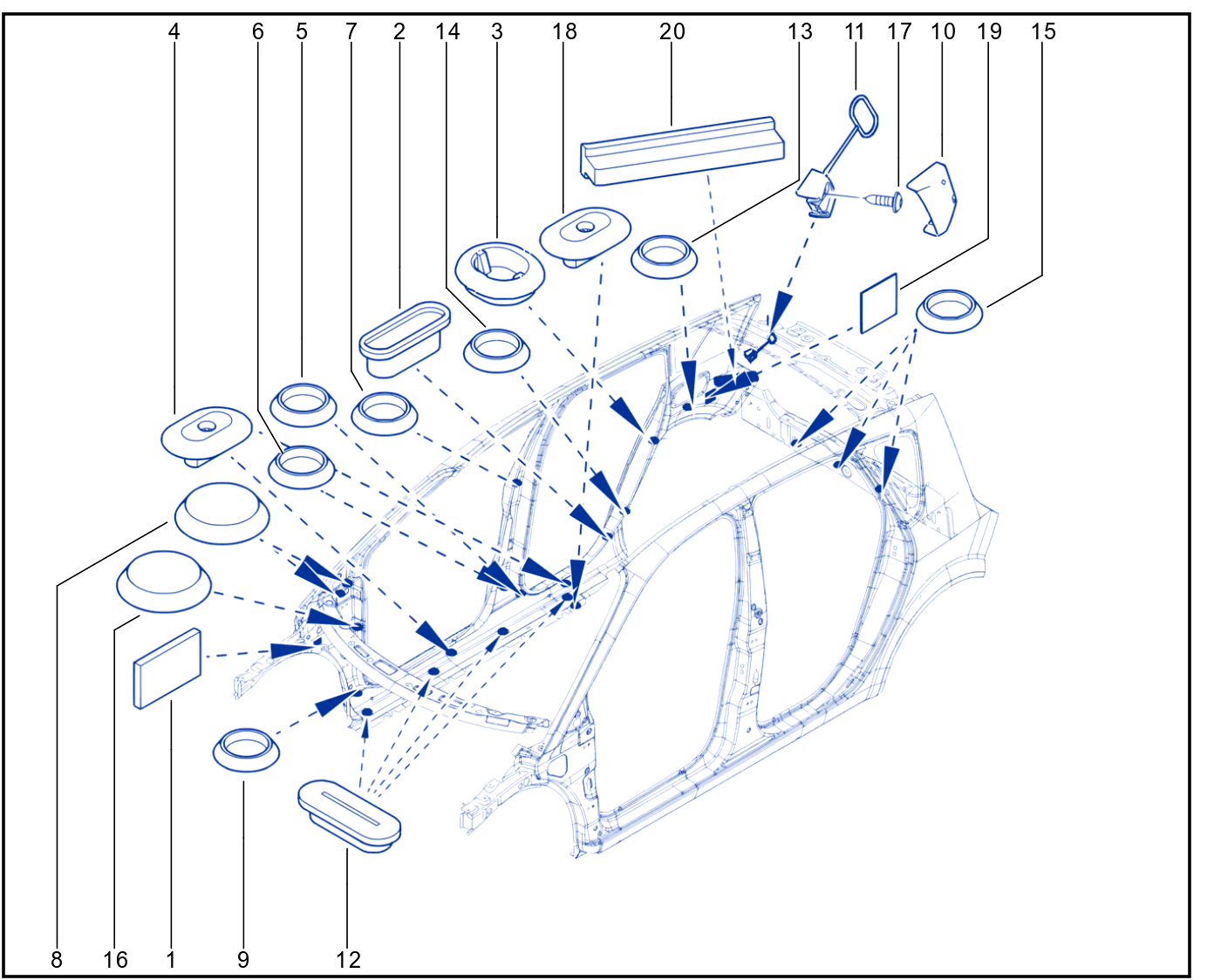 Bodywork Sealing - 01010297
