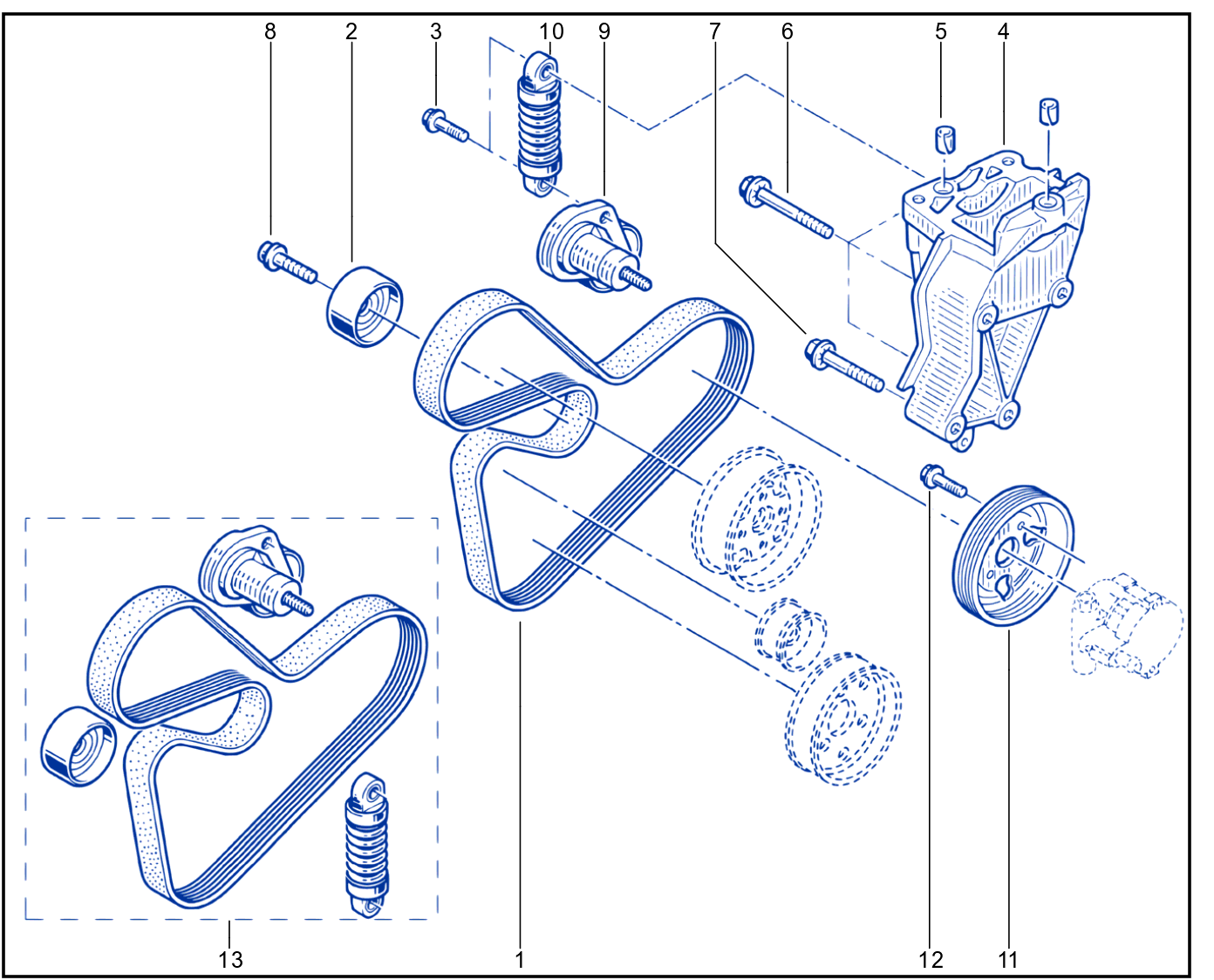 Tensioner - Belt - 01010399