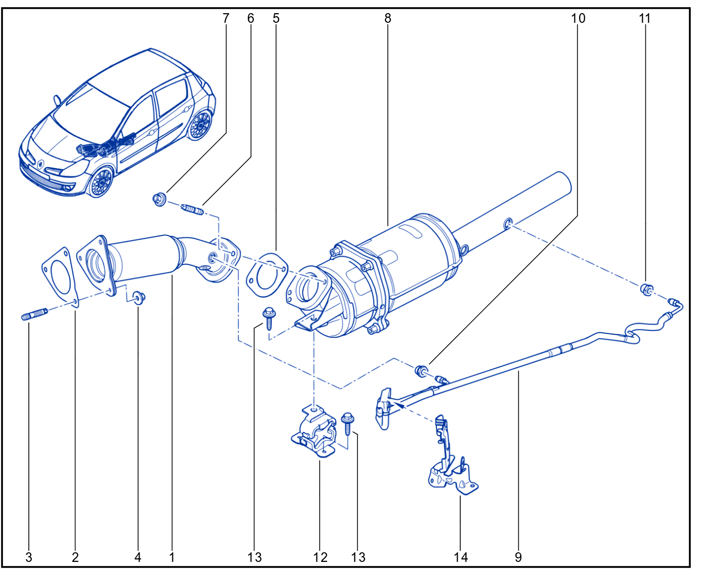 Exhaust Pipe - 01010580