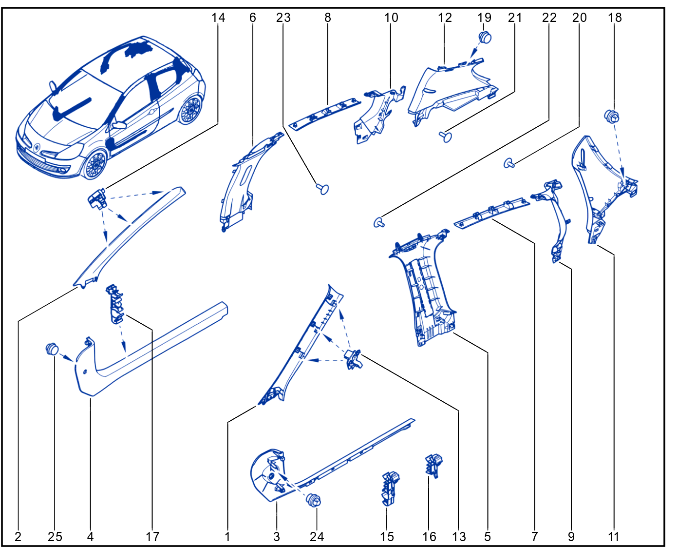 Body Side Trim - 01010899