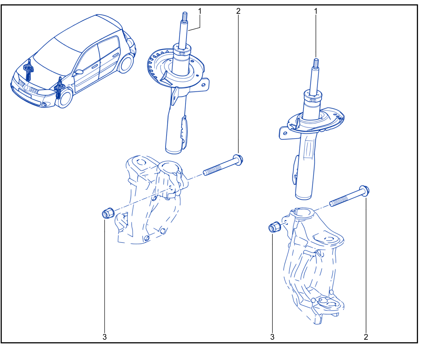 Suspension - Front Shock Absorption - 01010942