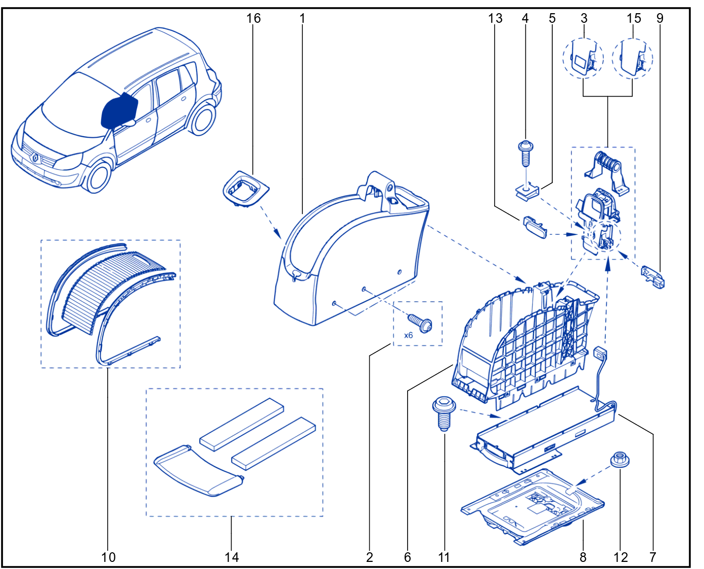 Centre Console - 01011077