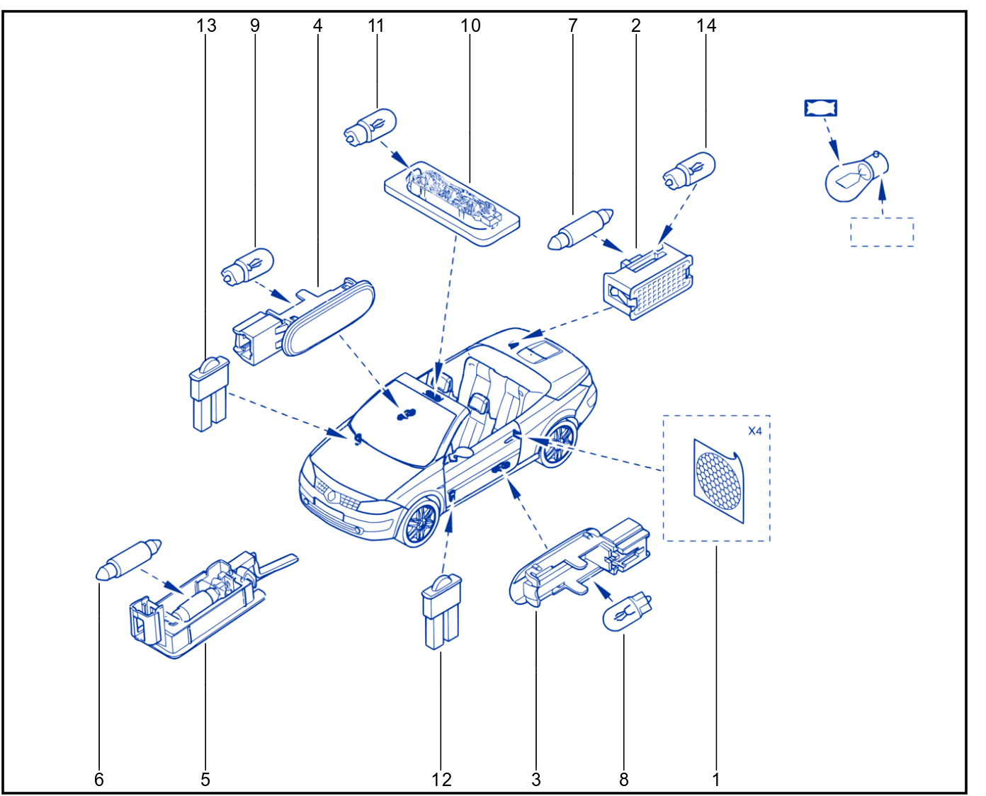 Luggage Compartment Lighting - 01011204