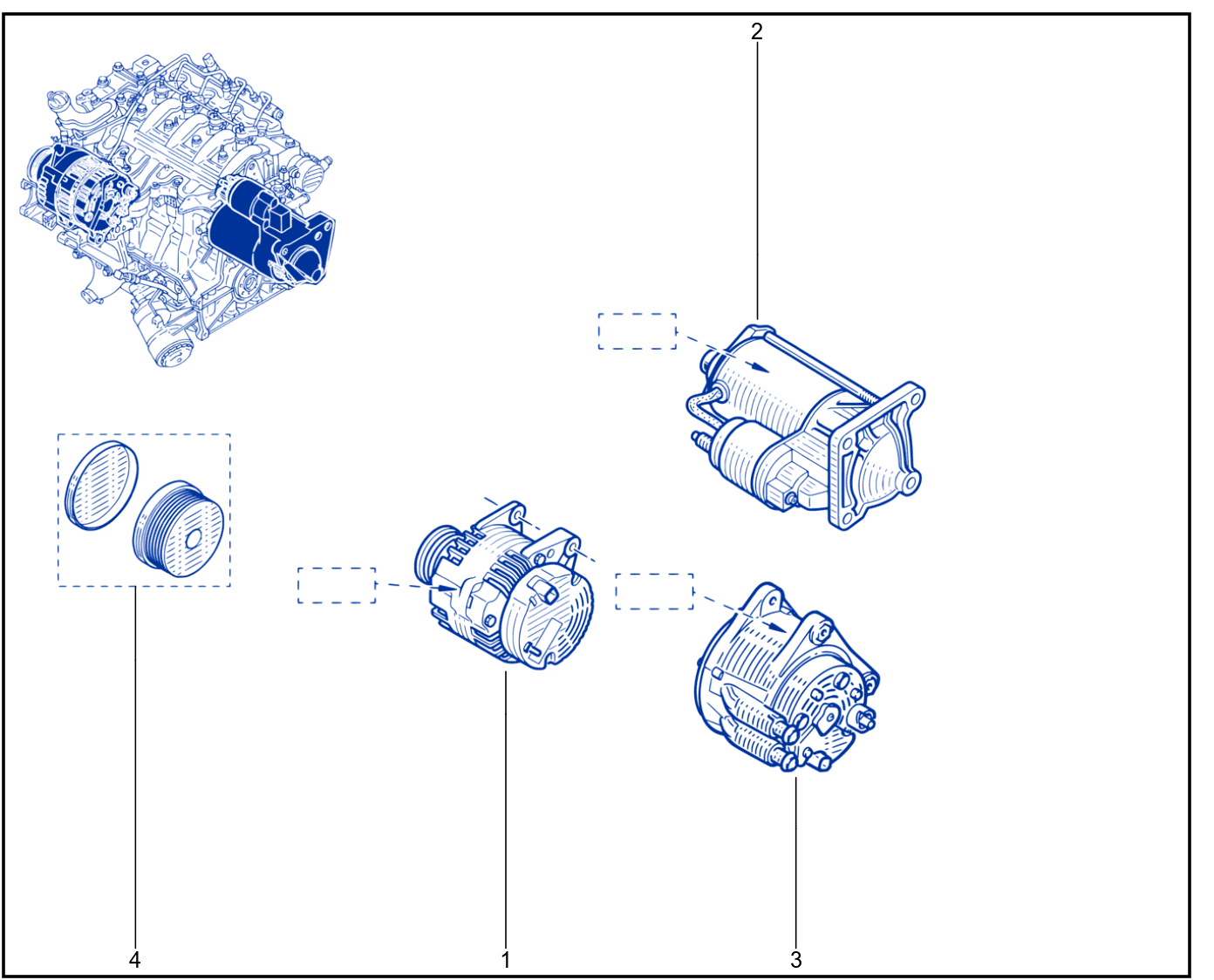 Starter Motor - 01011304