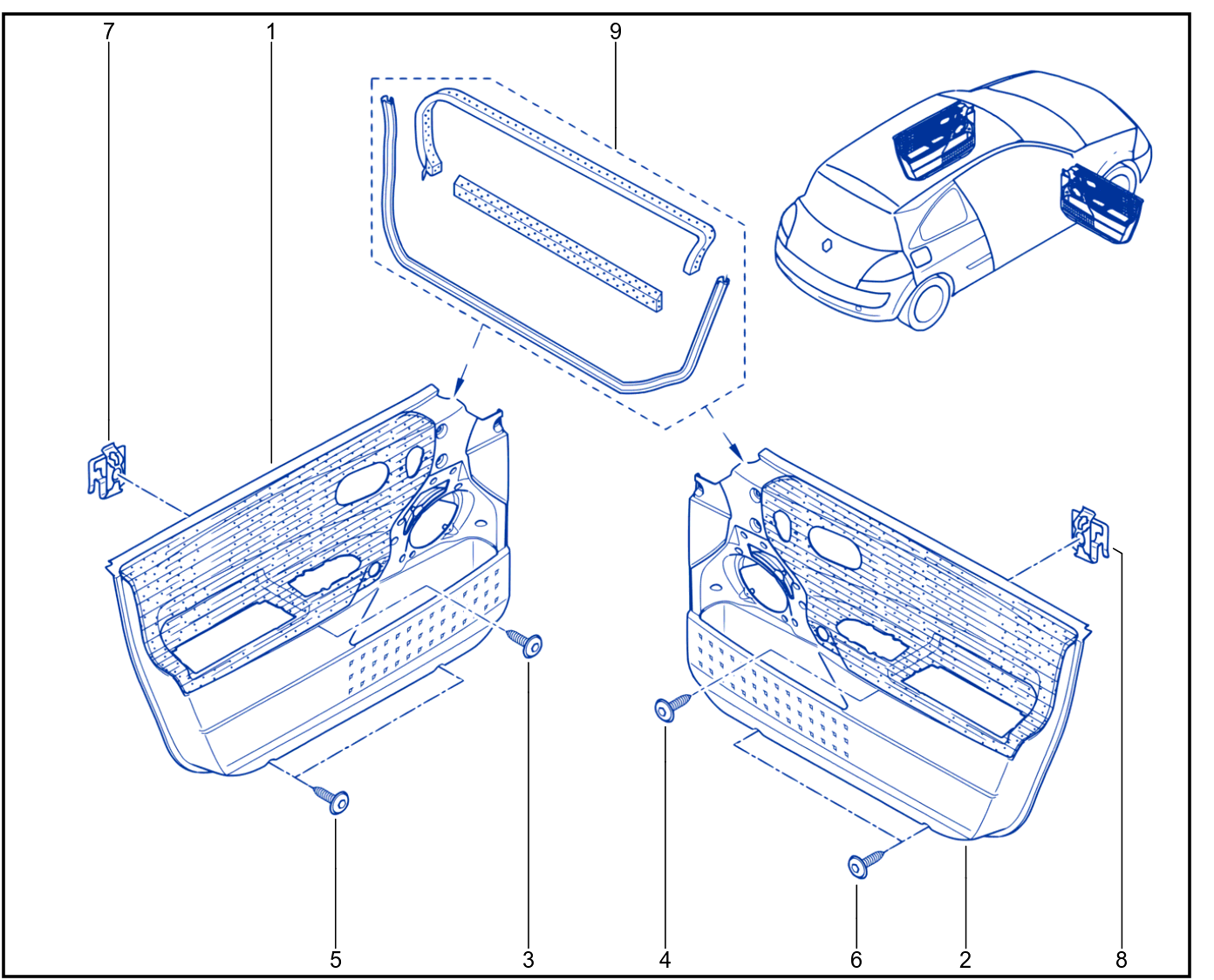 Side Opening Element Trim - 01011312
